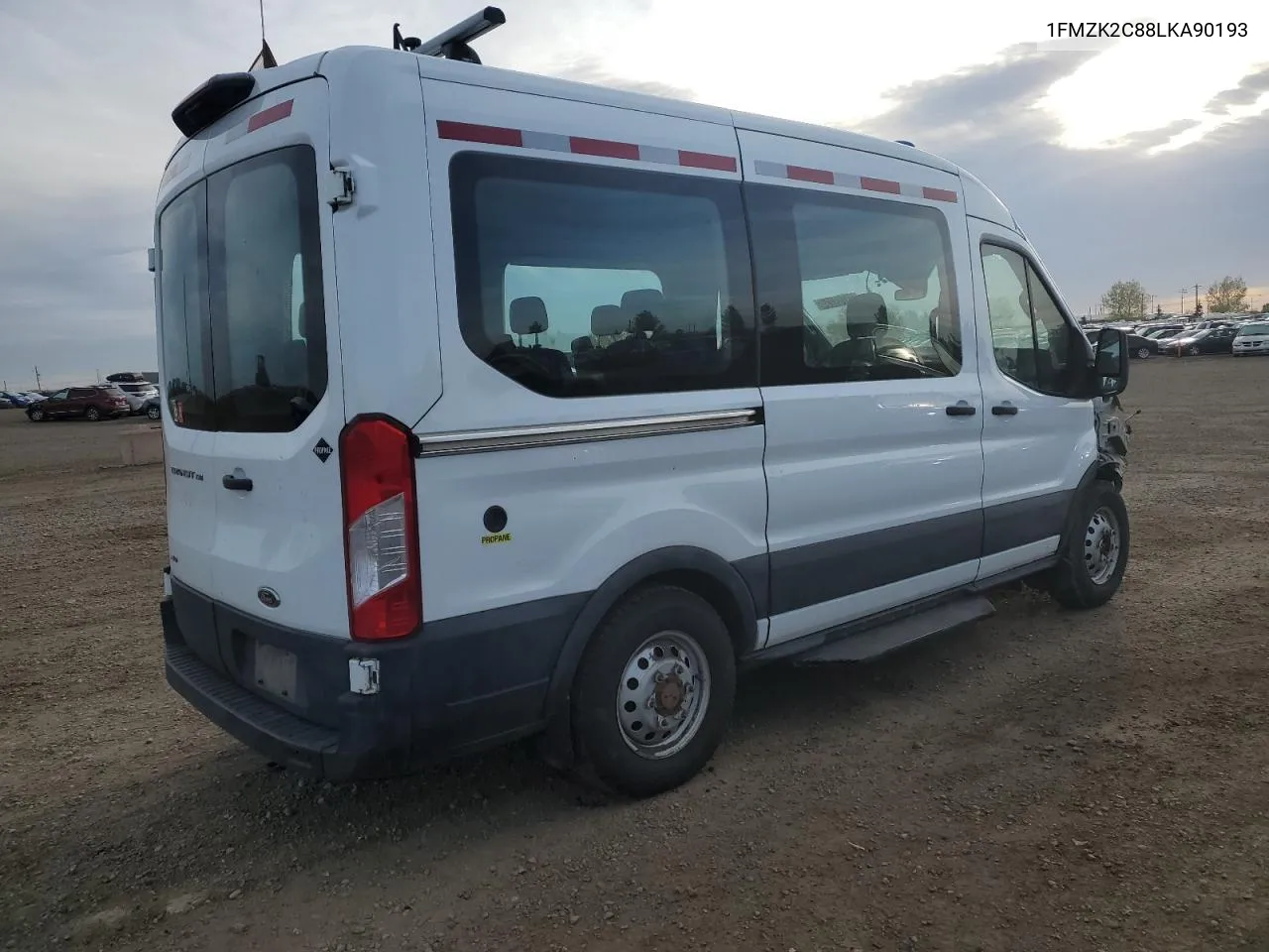 2020 Ford Transit T-150 VIN: 1FMZK2C88LKA90193 Lot: 73789234