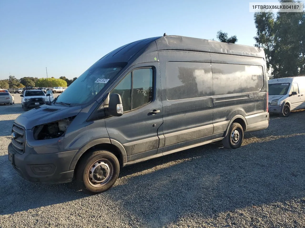 2020 Ford Transit T-250 VIN: 1FTBR3X86LKB04187 Lot: 74598304