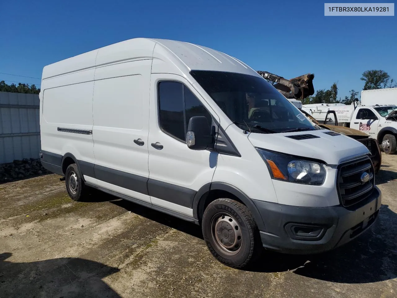 2020 Ford Transit T-250 VIN: 1FTBR3X80LKA19281 Lot: 74780264