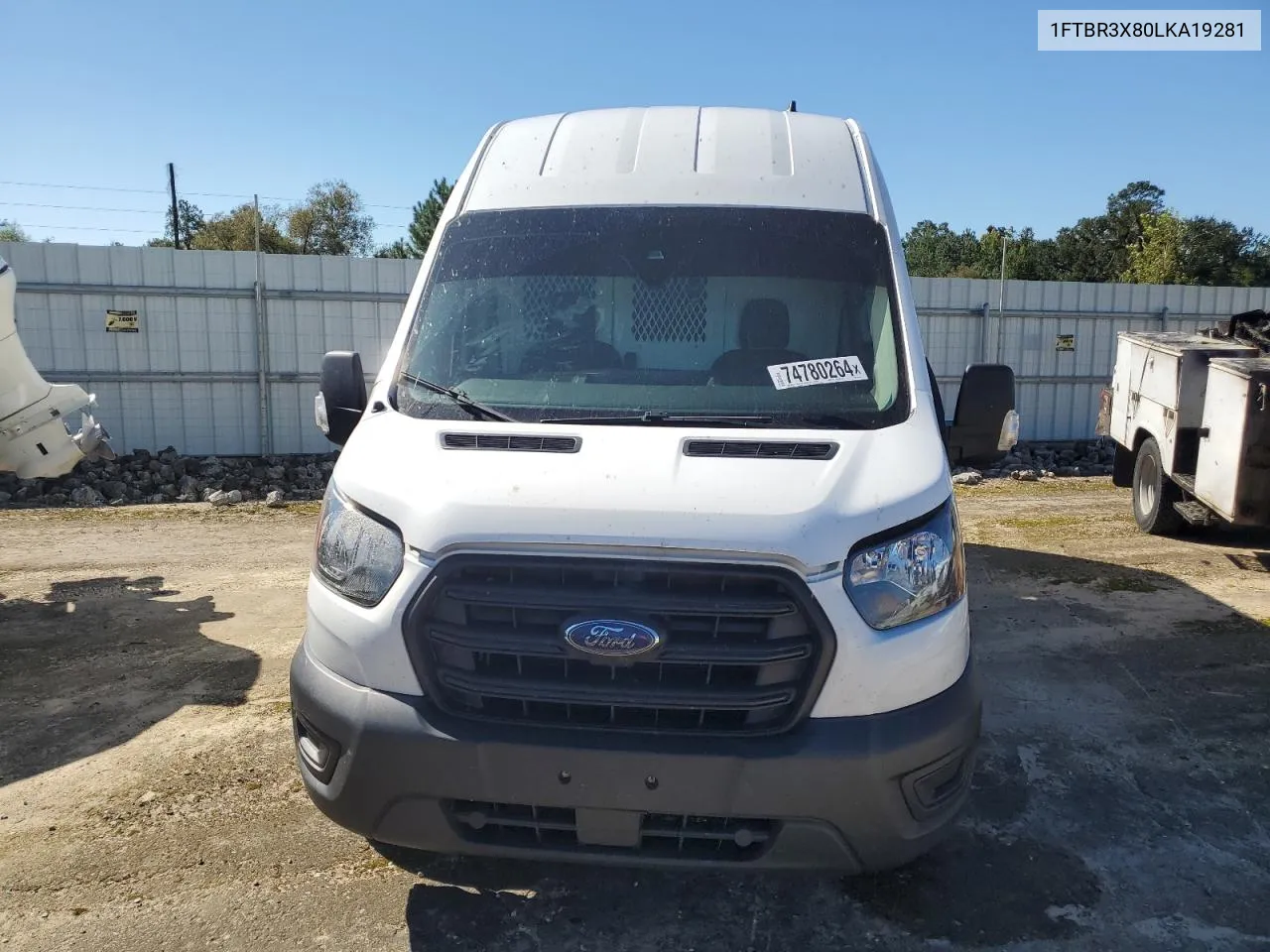 2020 Ford Transit T-250 VIN: 1FTBR3X80LKA19281 Lot: 74780264