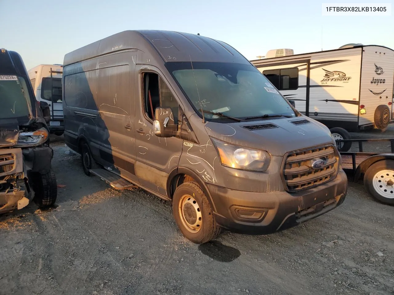 2020 Ford Transit T-250 VIN: 1FTBR3X82LKB13405 Lot: 75032864