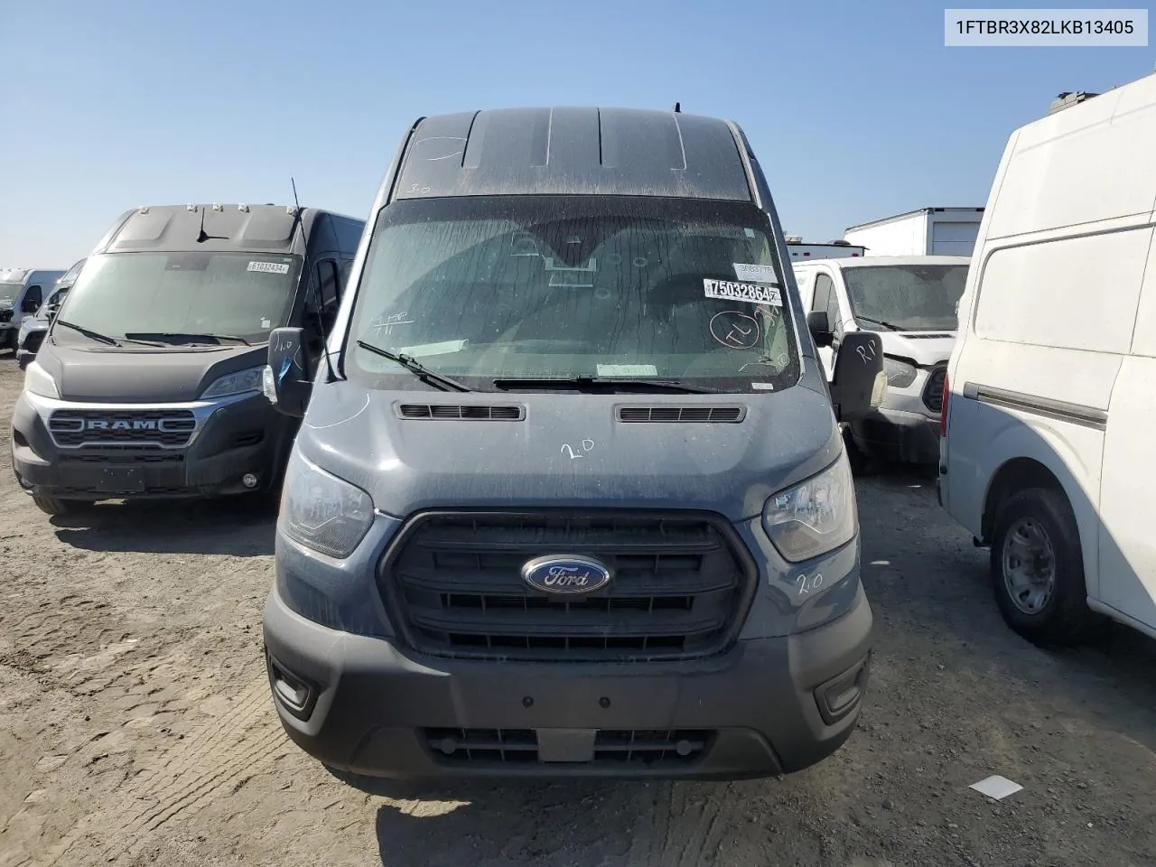 2020 Ford Transit T-250 VIN: 1FTBR3X82LKB13405 Lot: 75032864