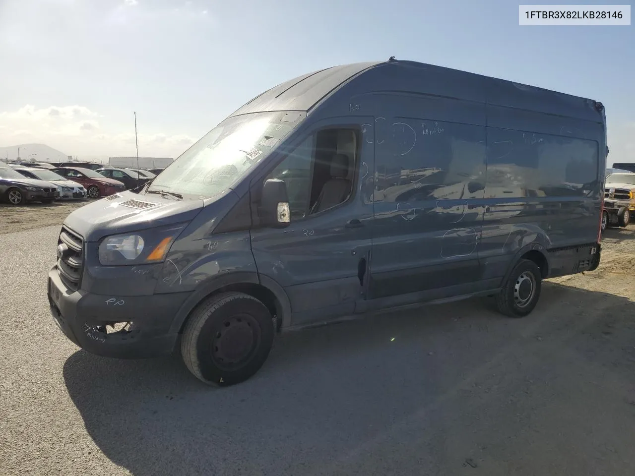 2020 Ford Transit T-250 VIN: 1FTBR3X82LKB28146 Lot: 75032874