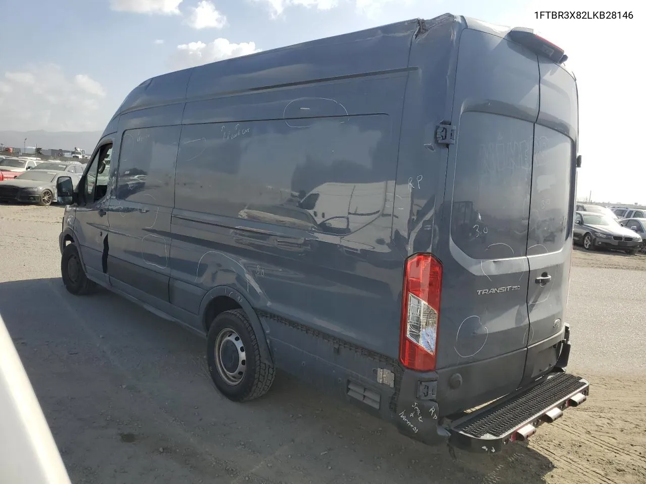 2020 Ford Transit T-250 VIN: 1FTBR3X82LKB28146 Lot: 75032874