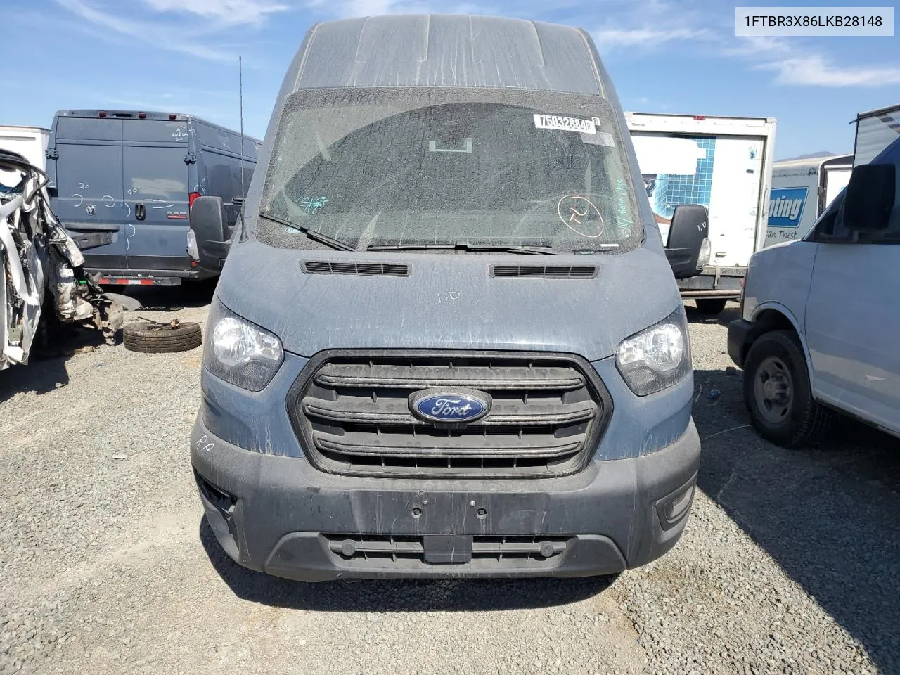 2020 Ford Transit T-250 VIN: 1FTBR3X86LKB28148 Lot: 75032884