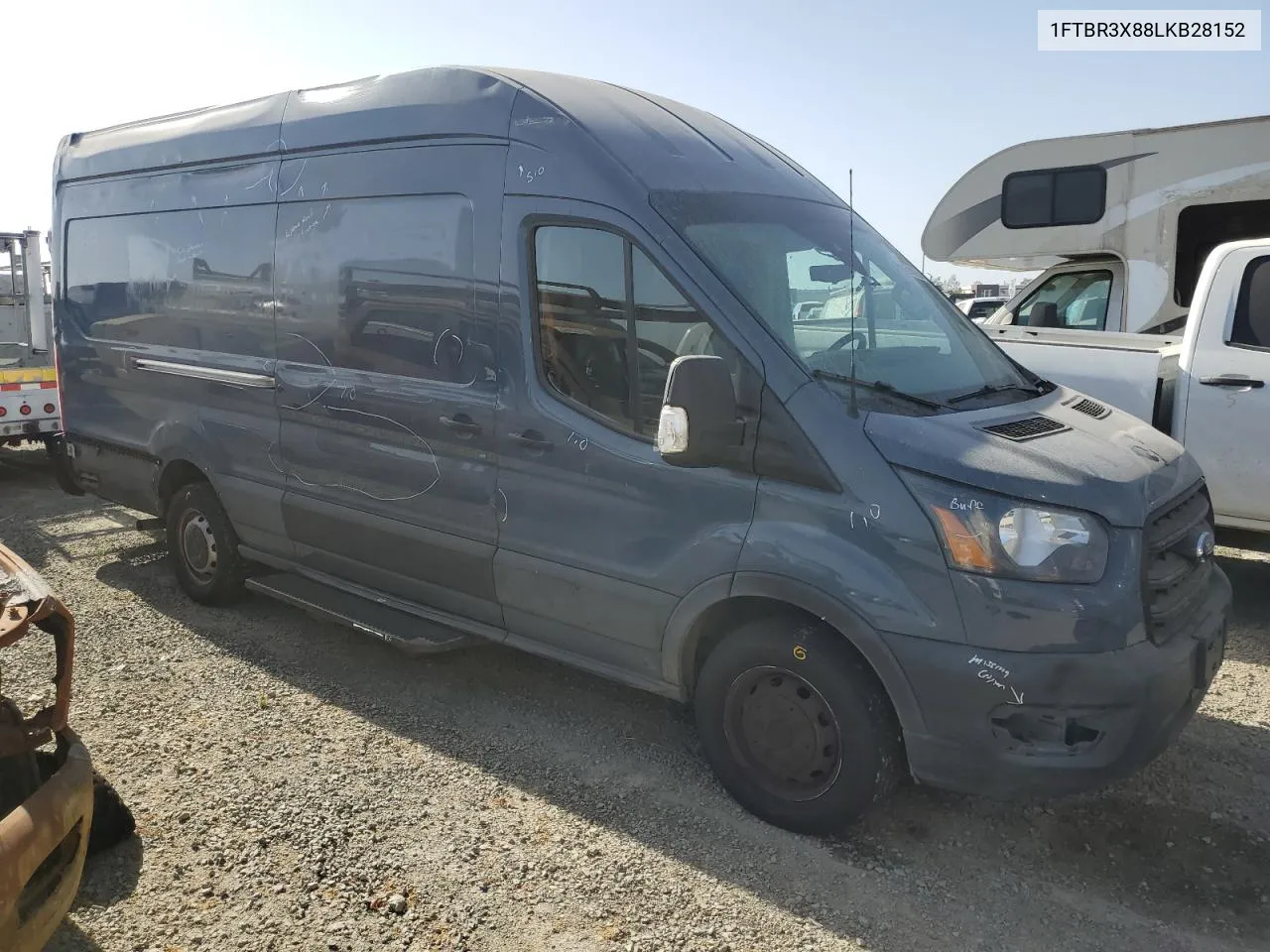 2020 Ford Transit T-250 VIN: 1FTBR3X88LKB28152 Lot: 75032894