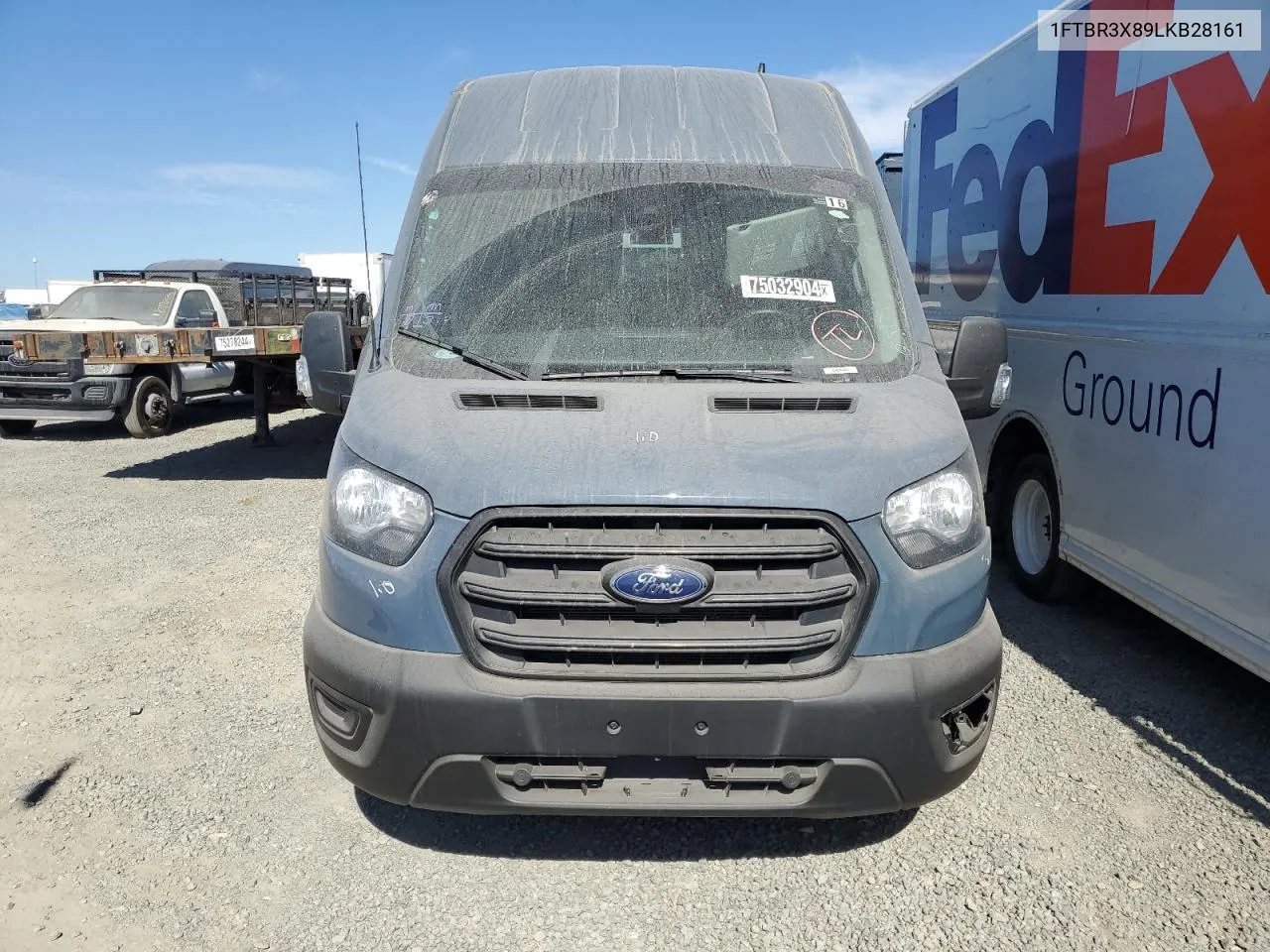 2020 Ford Transit T-250 VIN: 1FTBR3X89LKB28161 Lot: 75032904