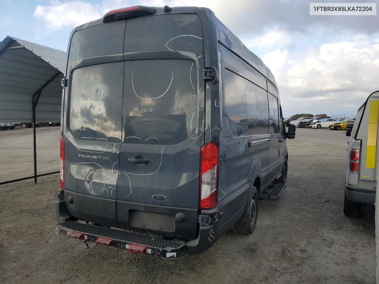 2020 Ford Transit T-250 VIN: 1FTBR3X85LKA72204 Lot: 75032934