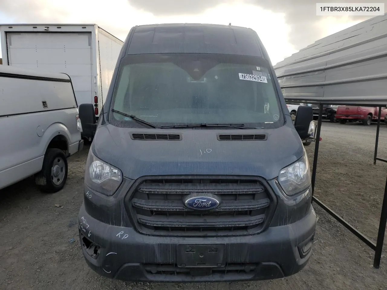 2020 Ford Transit T-250 VIN: 1FTBR3X85LKA72204 Lot: 75032934