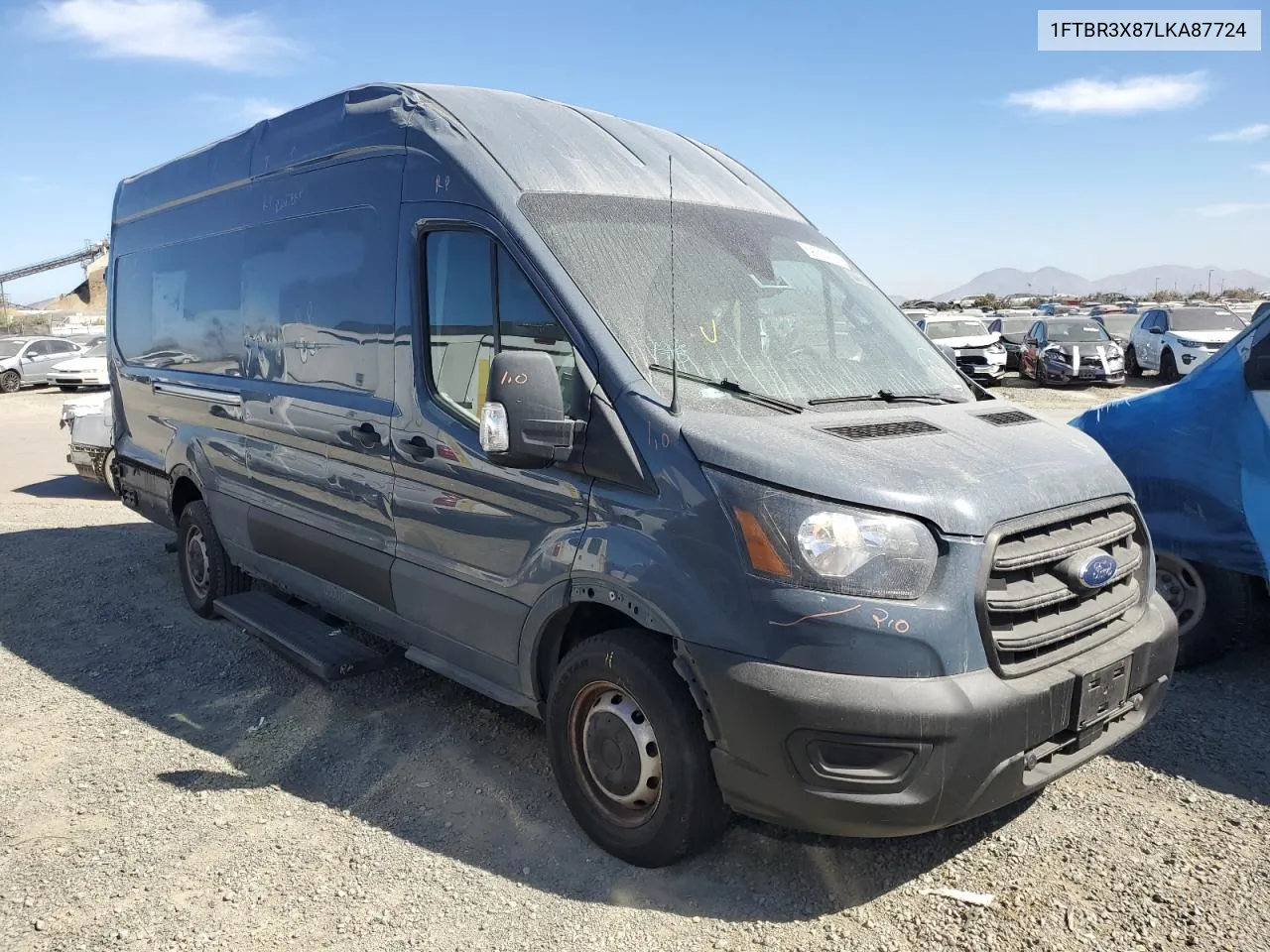 2020 Ford Transit T-250 VIN: 1FTBR3X87LKA87724 Lot: 75032944