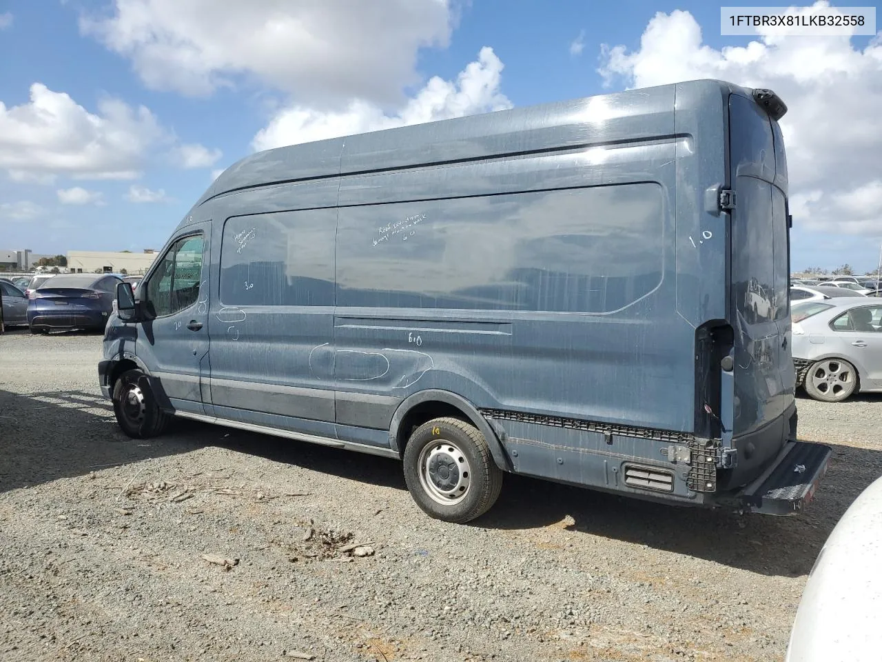 2020 Ford Transit T-250 VIN: 1FTBR3X81LKB32558 Lot: 75032974