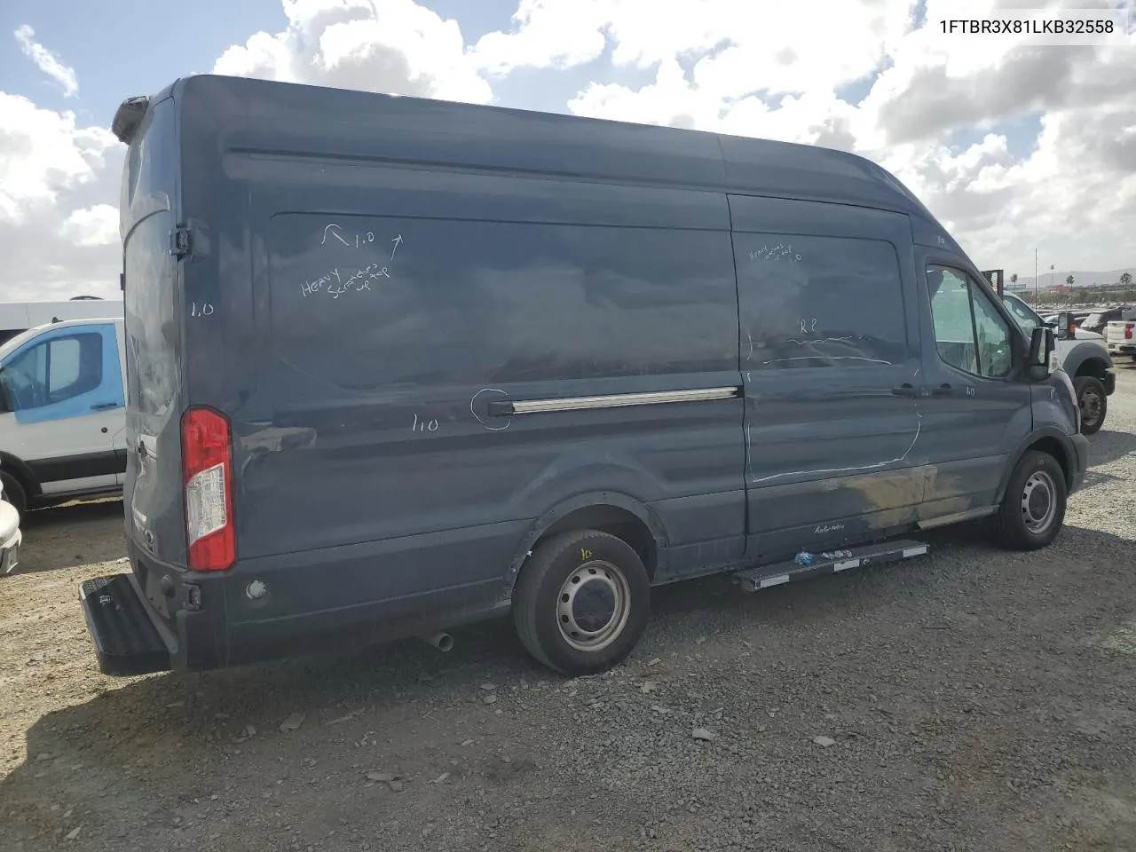 2020 Ford Transit T-250 VIN: 1FTBR3X81LKB32558 Lot: 75032974