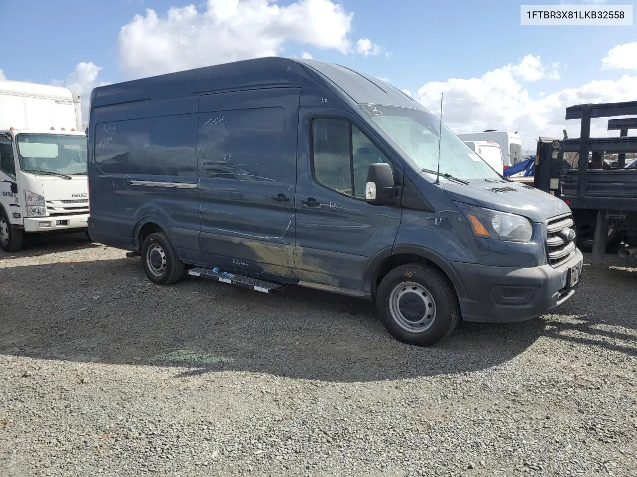 2020 Ford Transit T-250 VIN: 1FTBR3X81LKB32558 Lot: 75032974