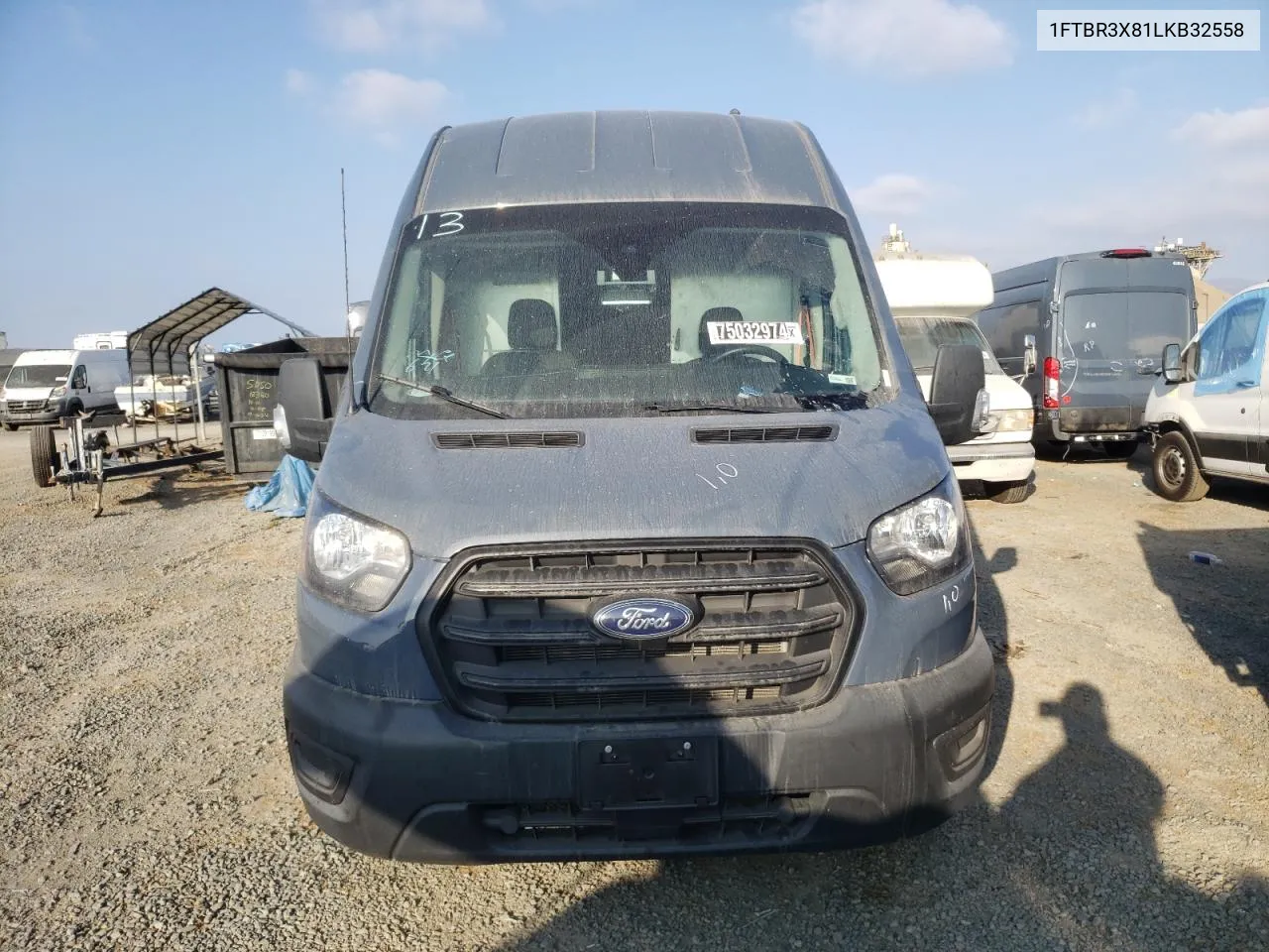 2020 Ford Transit T-250 VIN: 1FTBR3X81LKB32558 Lot: 75032974