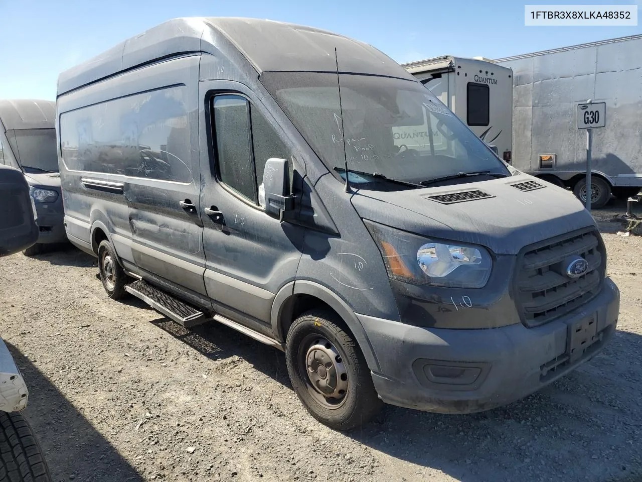 2020 Ford Transit T-250 VIN: 1FTBR3X8XLKA48352 Lot: 75032994