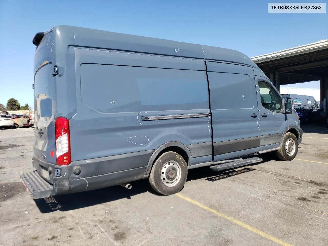 2020 Ford Transit T-250 VIN: 1FTBR3X85LKB27363 Lot: 75033554