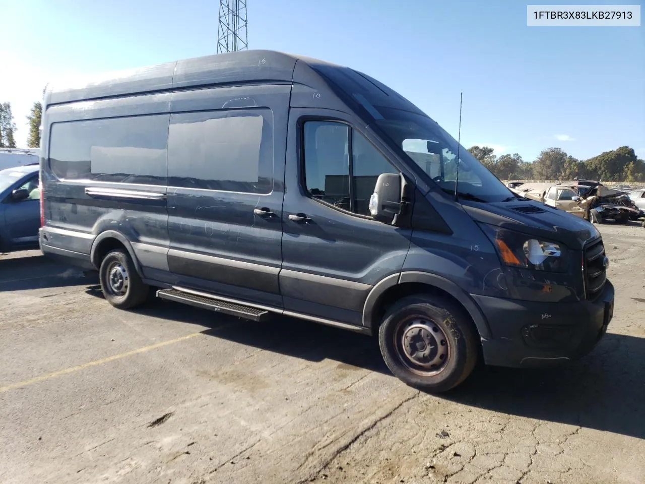 2020 Ford Transit T-250 VIN: 1FTBR3X83LKB27913 Lot: 75033564