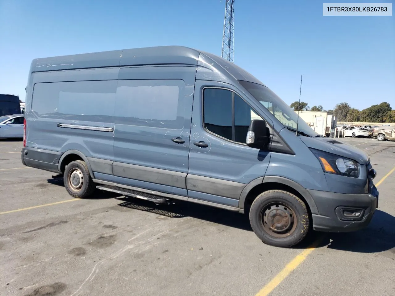 2020 Ford Transit T-250 VIN: 1FTBR3X80LKB26783 Lot: 75033574