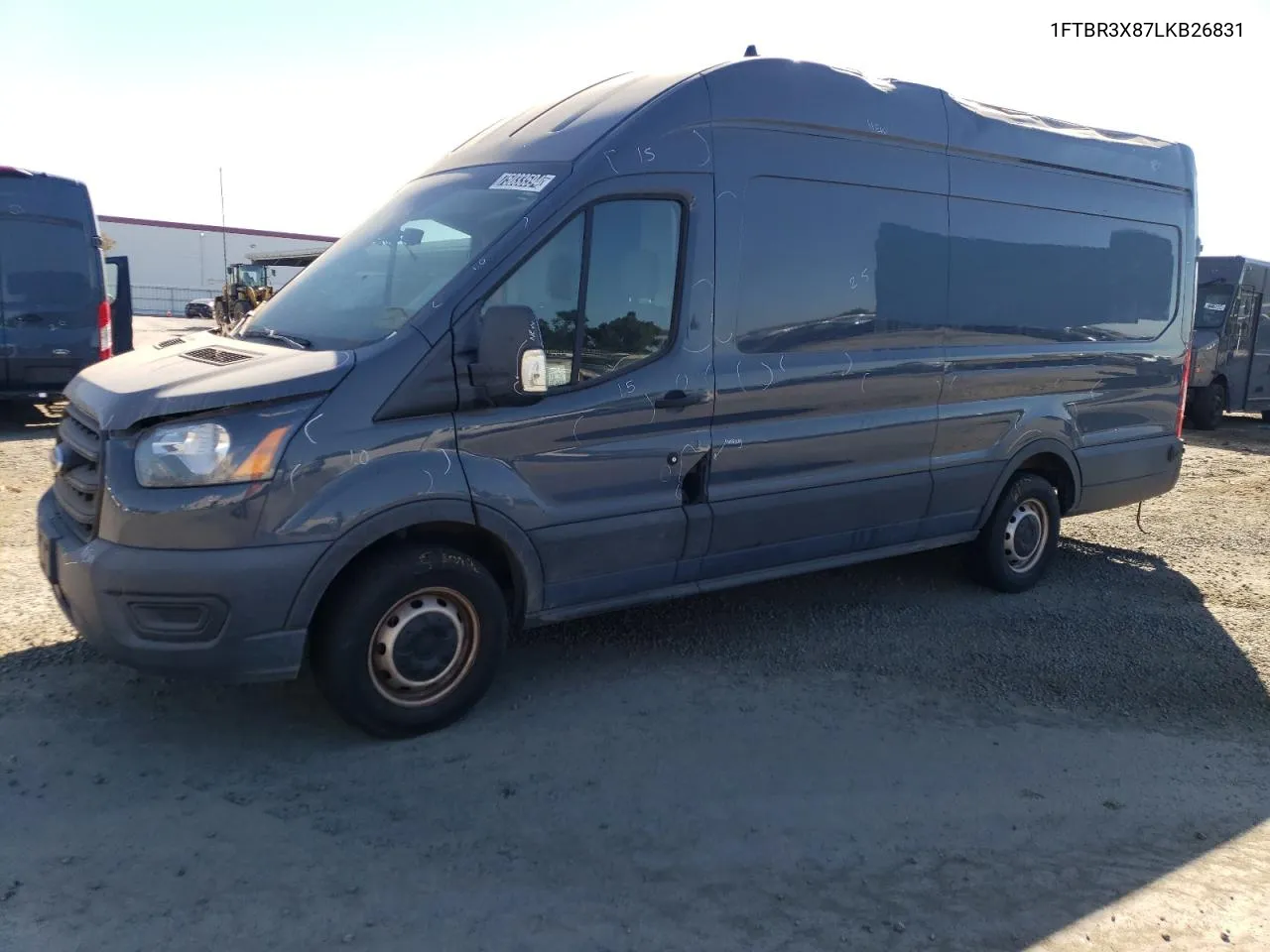 2020 Ford Transit T-250 VIN: 1FTBR3X87LKB26831 Lot: 75033594