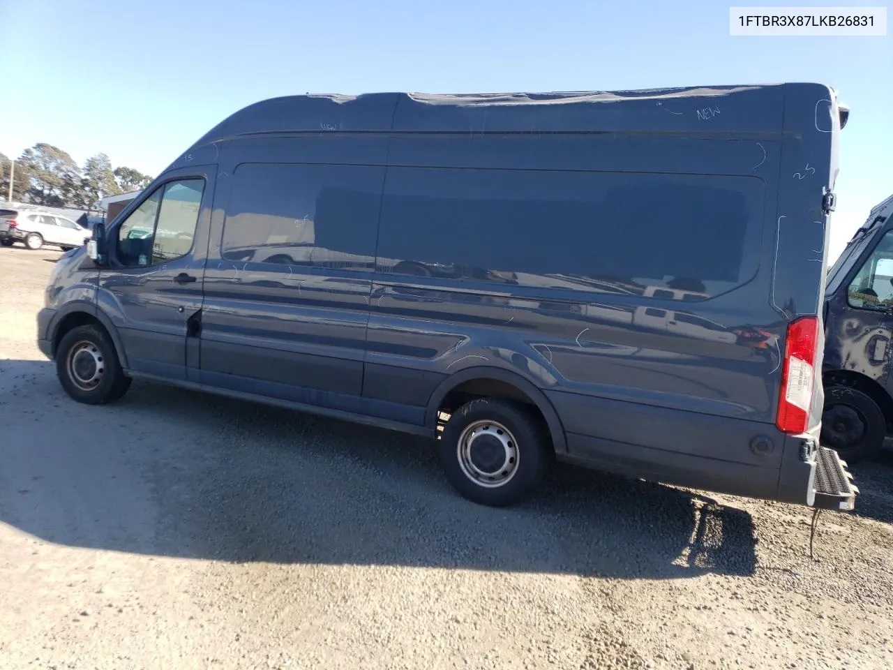 2020 Ford Transit T-250 VIN: 1FTBR3X87LKB26831 Lot: 75033594