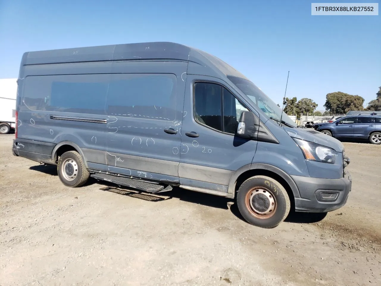 2020 Ford Transit T-250 VIN: 1FTBR3X88LKB27552 Lot: 75033604