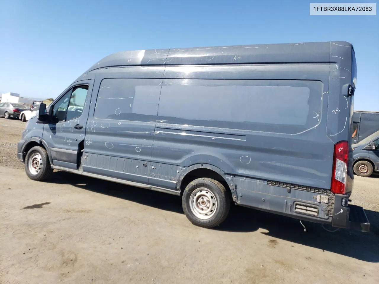 2020 Ford Transit T-250 VIN: 1FTBR3X88LKA72083 Lot: 75033614