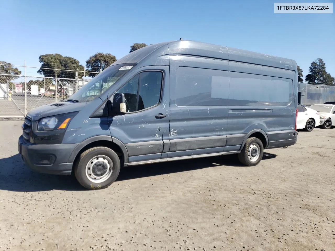 2020 Ford Transit T-250 VIN: 1FTBR3X87LKA72284 Lot: 75033624