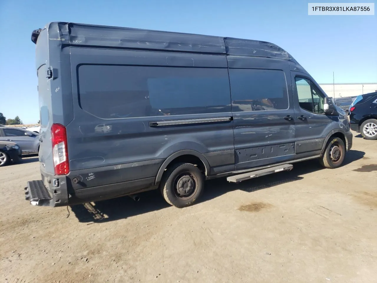 2020 Ford Transit T-250 VIN: 1FTBR3X81LKA87556 Lot: 75033684