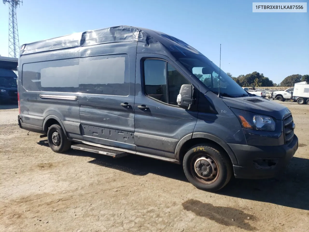 2020 Ford Transit T-250 VIN: 1FTBR3X81LKA87556 Lot: 75033684