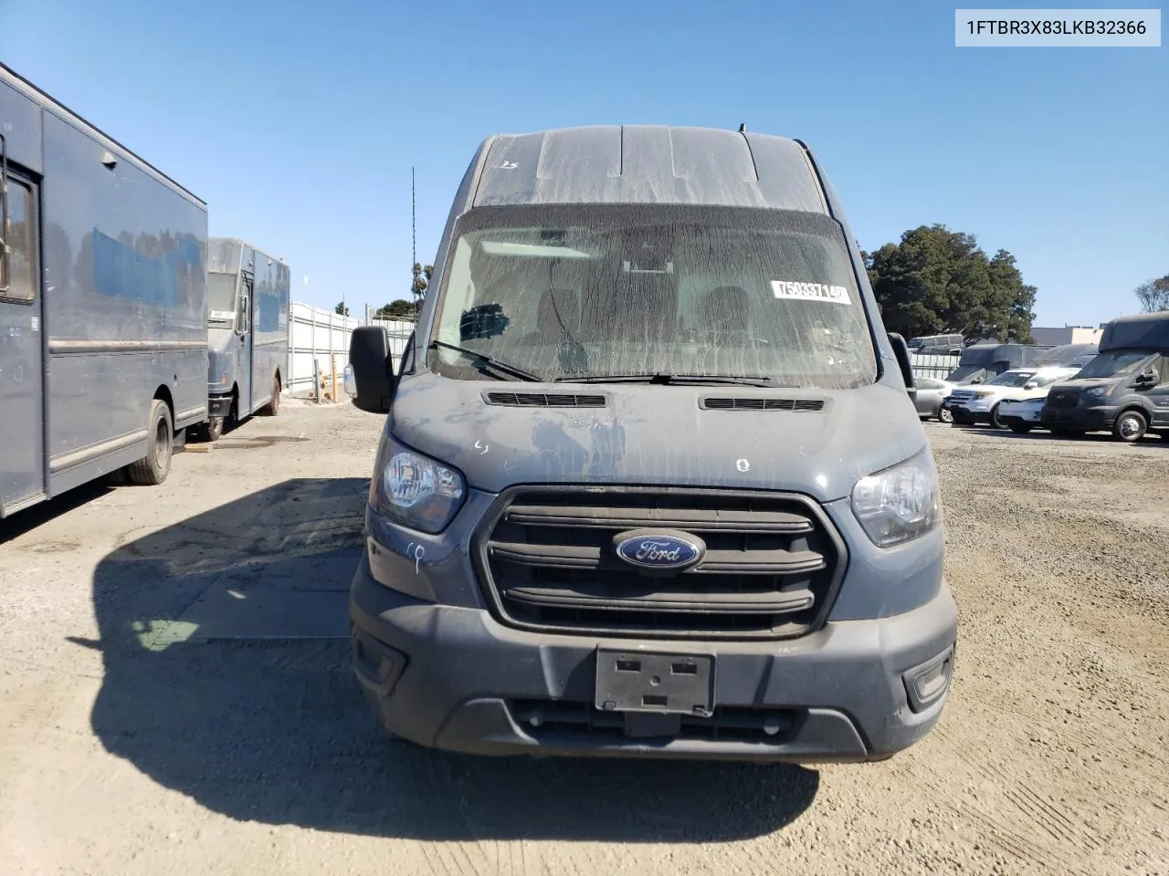 2020 Ford Transit T-250 VIN: 1FTBR3X83LKB32366 Lot: 75033714