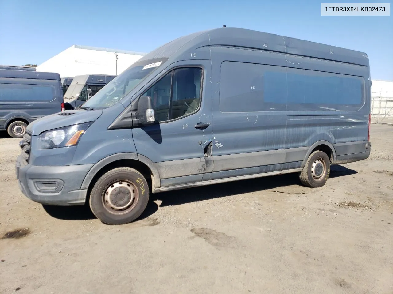 2020 Ford Transit T-250 VIN: 1FTBR3X84LKB32473 Lot: 75033724