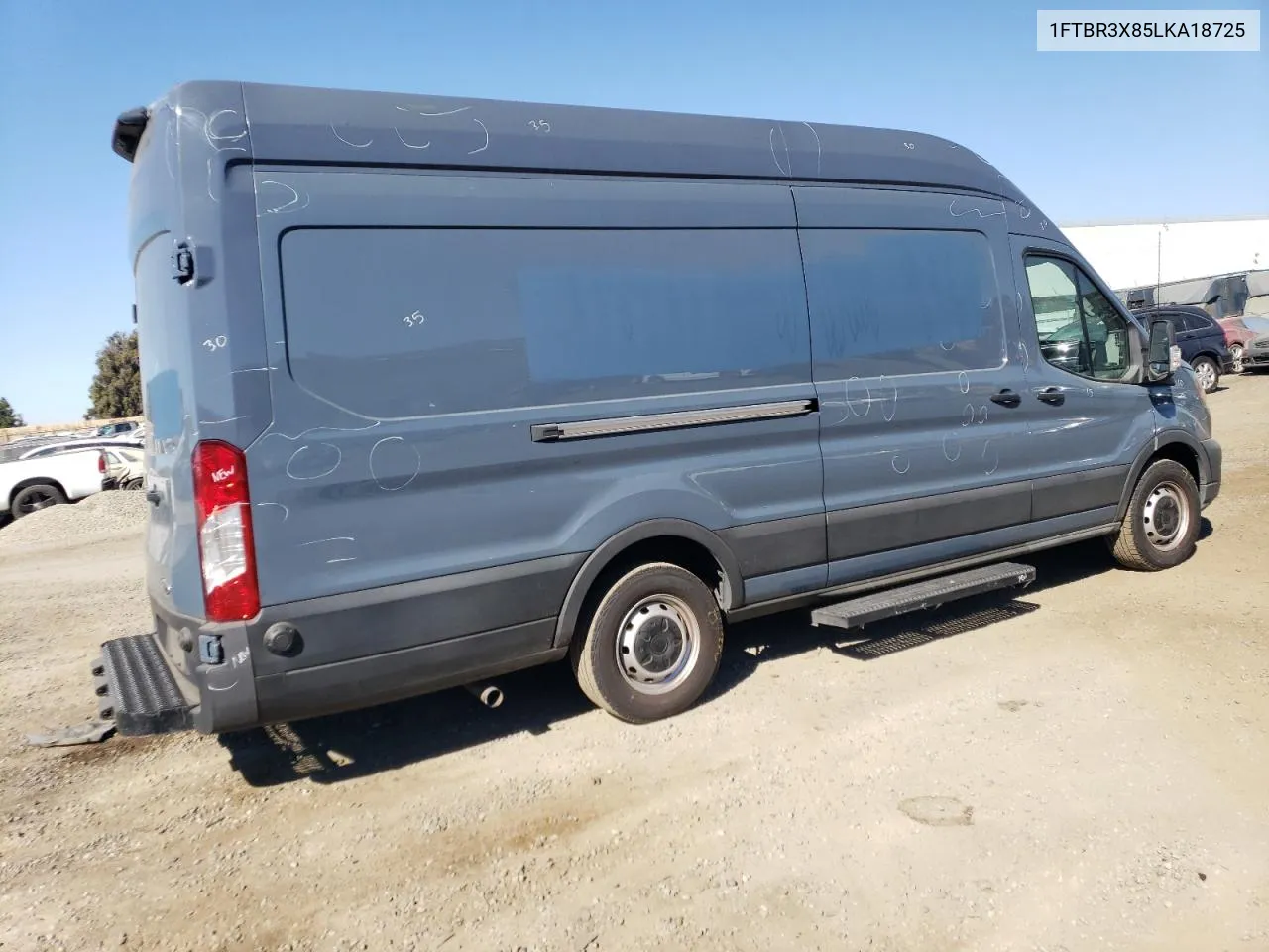 2020 Ford Transit T-250 VIN: 1FTBR3X85LKA18725 Lot: 75033744