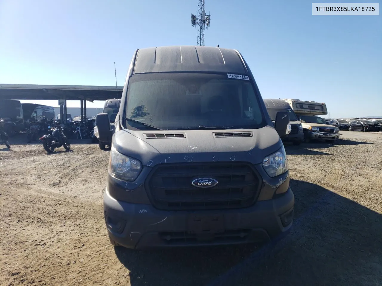 2020 Ford Transit T-250 VIN: 1FTBR3X85LKA18725 Lot: 75033744