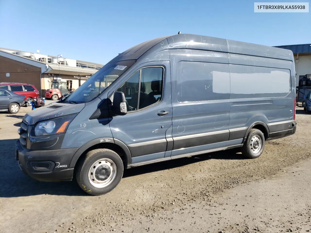 2020 Ford Transit T-250 VIN: 1FTBR3X89LKA55938 Lot: 75033754