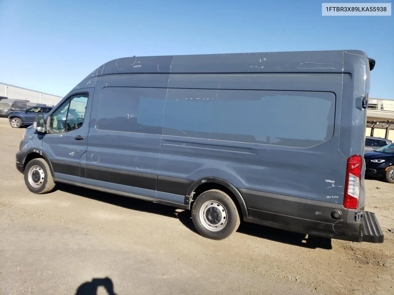 2020 Ford Transit T-250 VIN: 1FTBR3X89LKA55938 Lot: 75033754