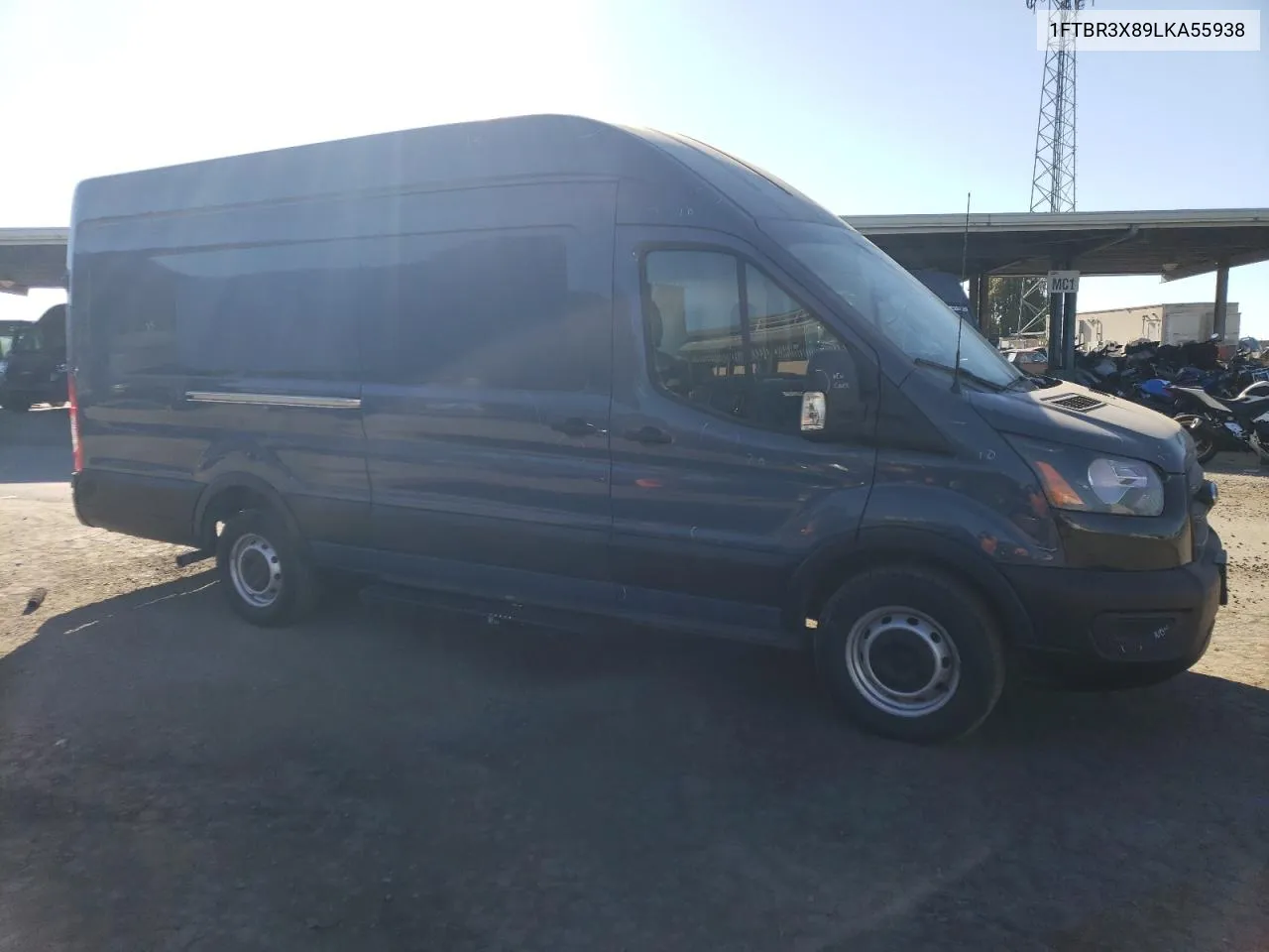 2020 Ford Transit T-250 VIN: 1FTBR3X89LKA55938 Lot: 75033754