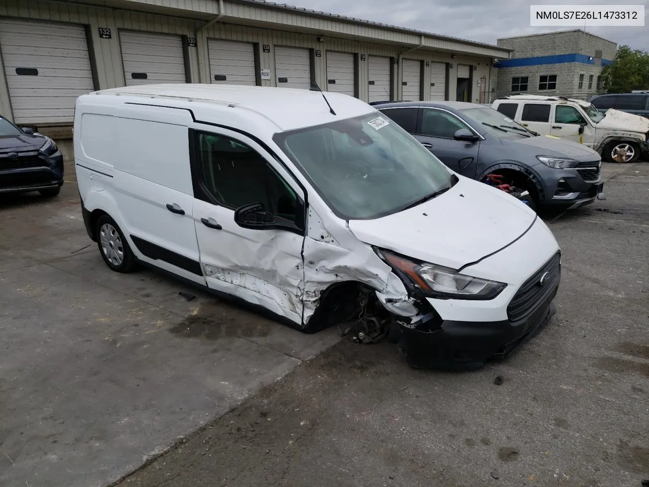 2020 Ford Transit Connect Xl VIN: NM0LS7E26L1473312 Lot: 75802724