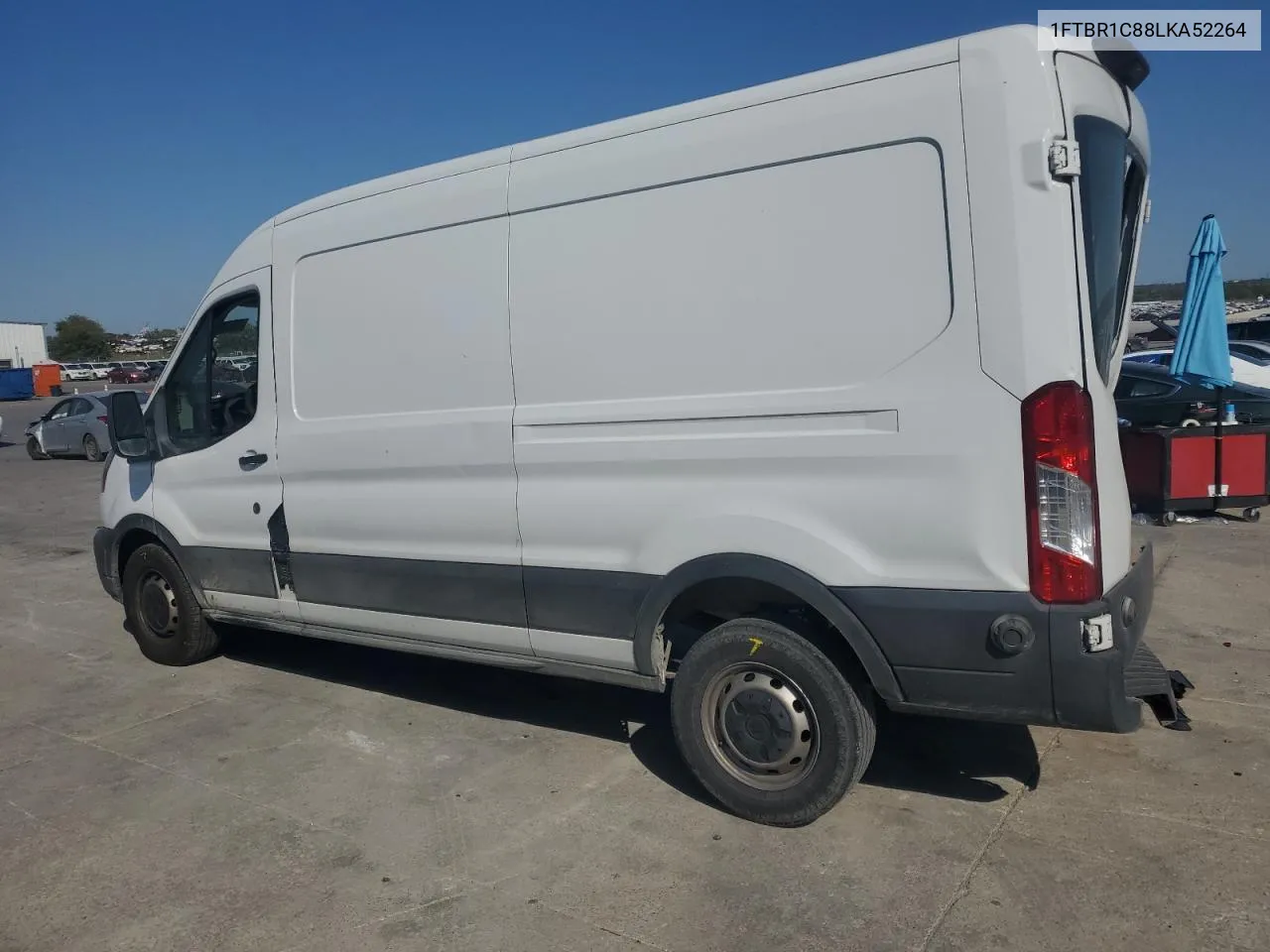 2020 Ford Transit T-250 VIN: 1FTBR1C88LKA52264 Lot: 75826234