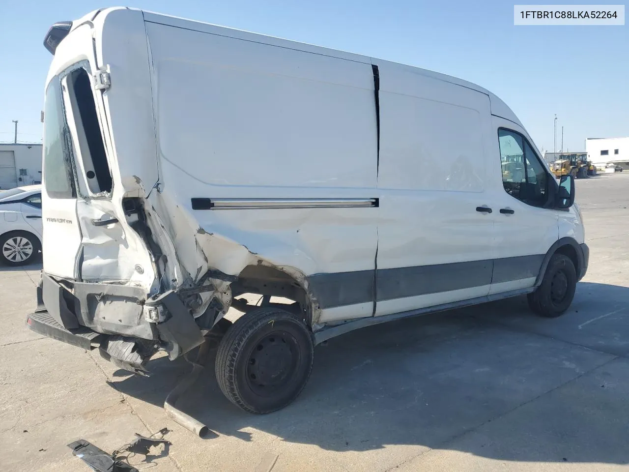 2020 Ford Transit T-250 VIN: 1FTBR1C88LKA52264 Lot: 75826234