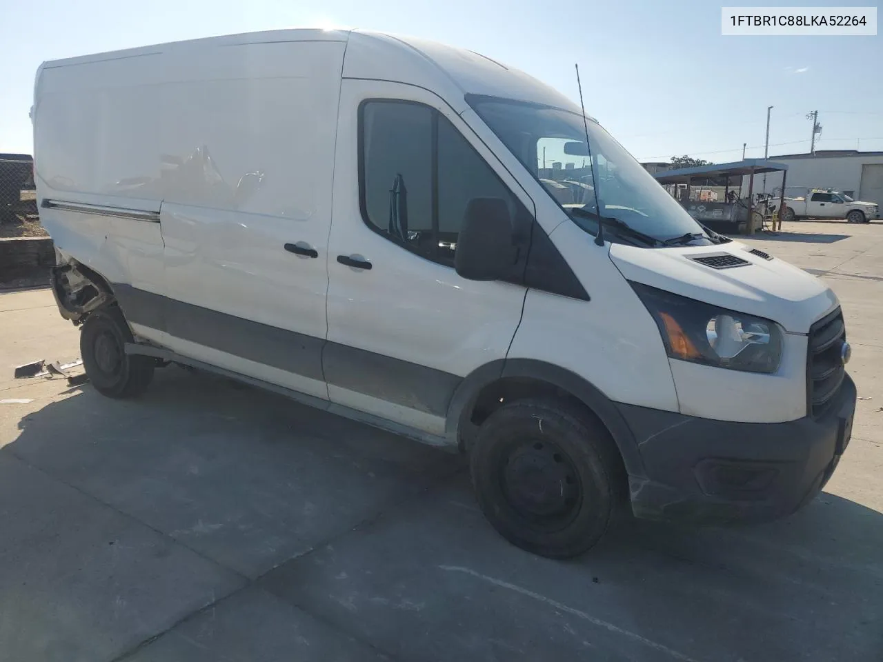 2020 Ford Transit T-250 VIN: 1FTBR1C88LKA52264 Lot: 75826234