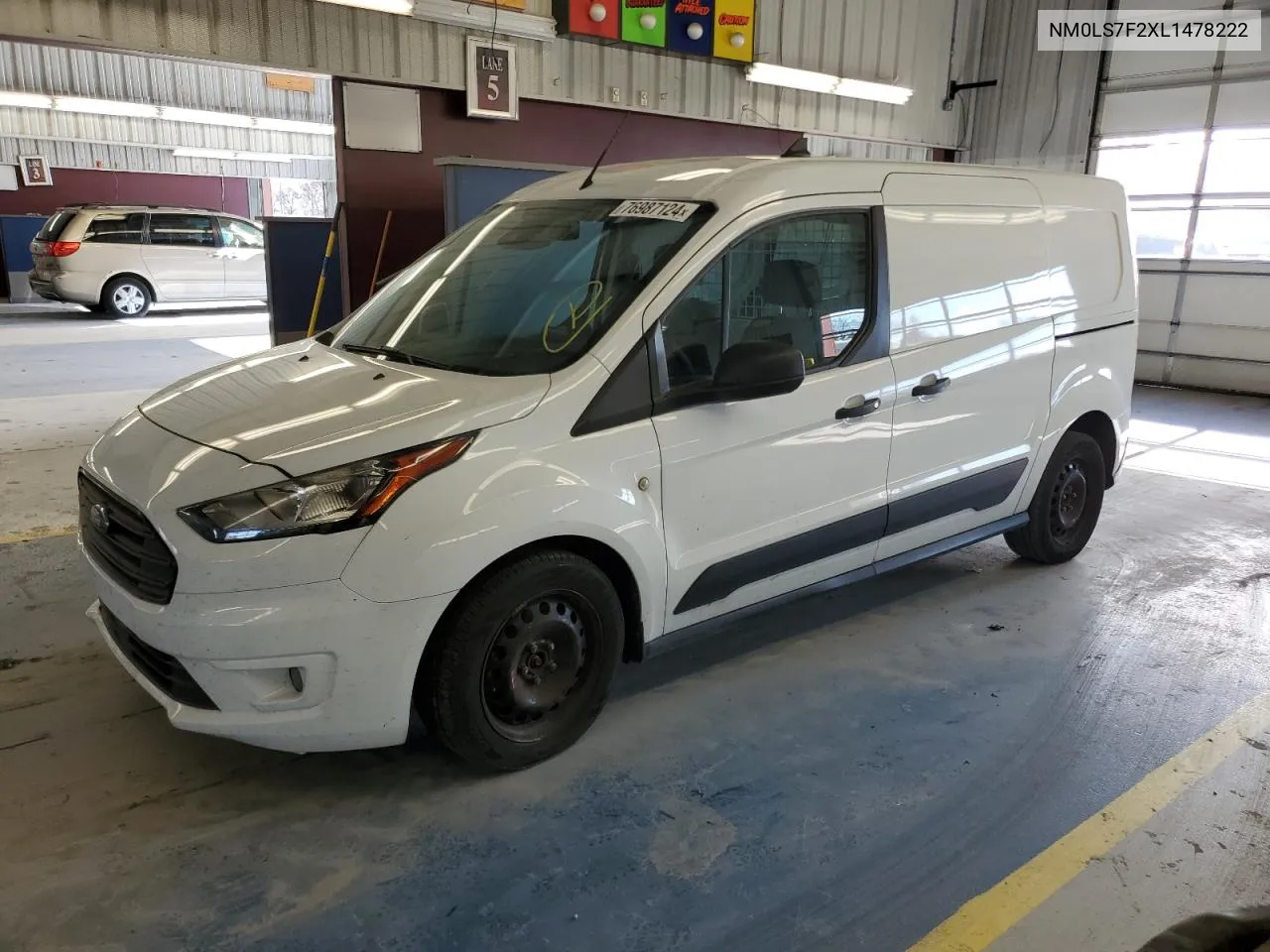 2020 Ford Transit Connect Xlt VIN: NM0LS7F2XL1478222 Lot: 76987124