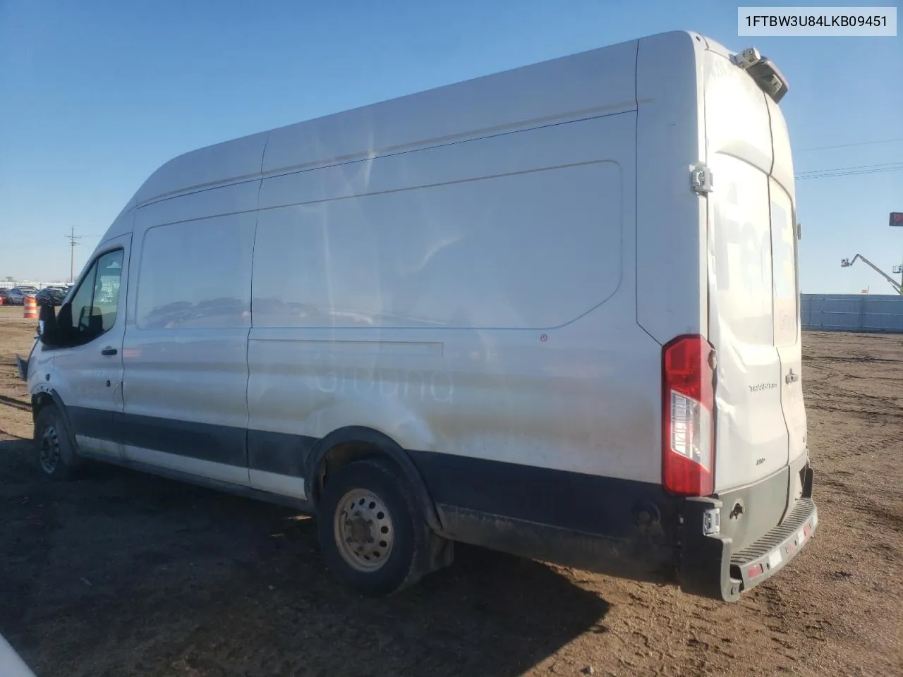 2020 Ford Transit T-350 VIN: 1FTBW3U84LKB09451 Lot: 77018054