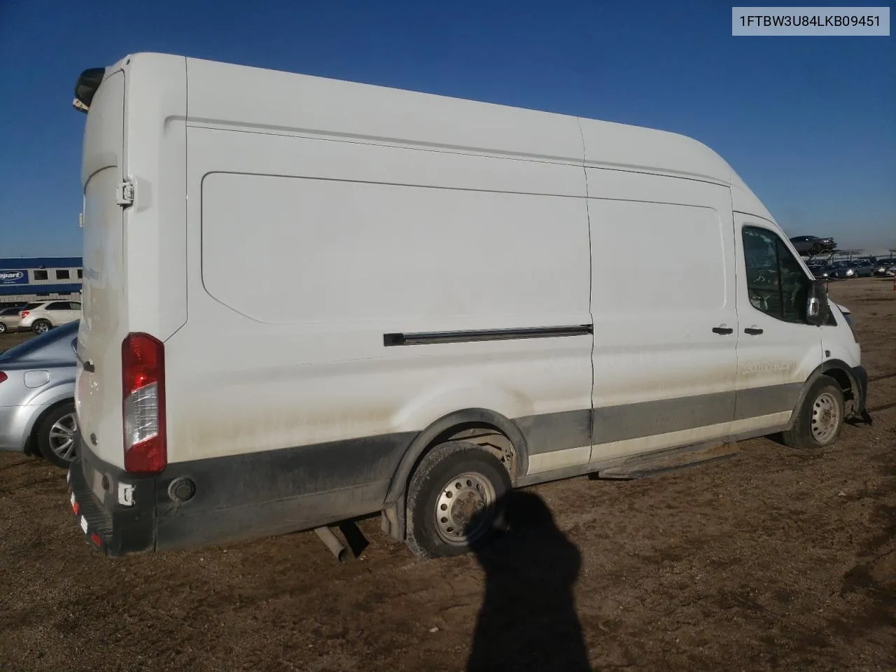 2020 Ford Transit T-350 VIN: 1FTBW3U84LKB09451 Lot: 77018054