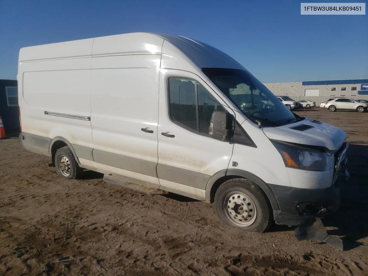 2020 Ford Transit T-350 VIN: 1FTBW3U84LKB09451 Lot: 77018054