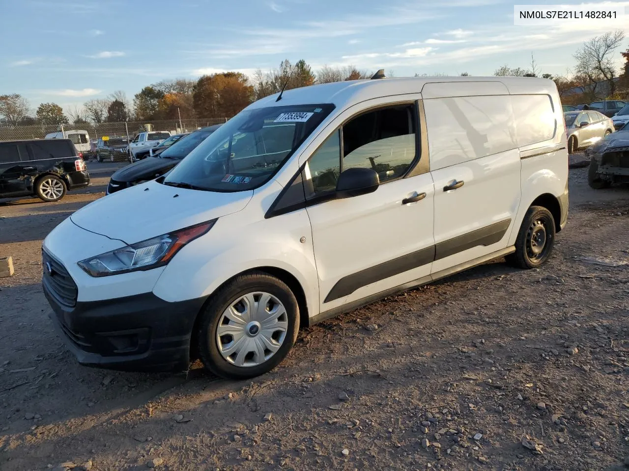 2020 Ford Transit Connect Xl VIN: NM0LS7E21L1482841 Lot: 77353994