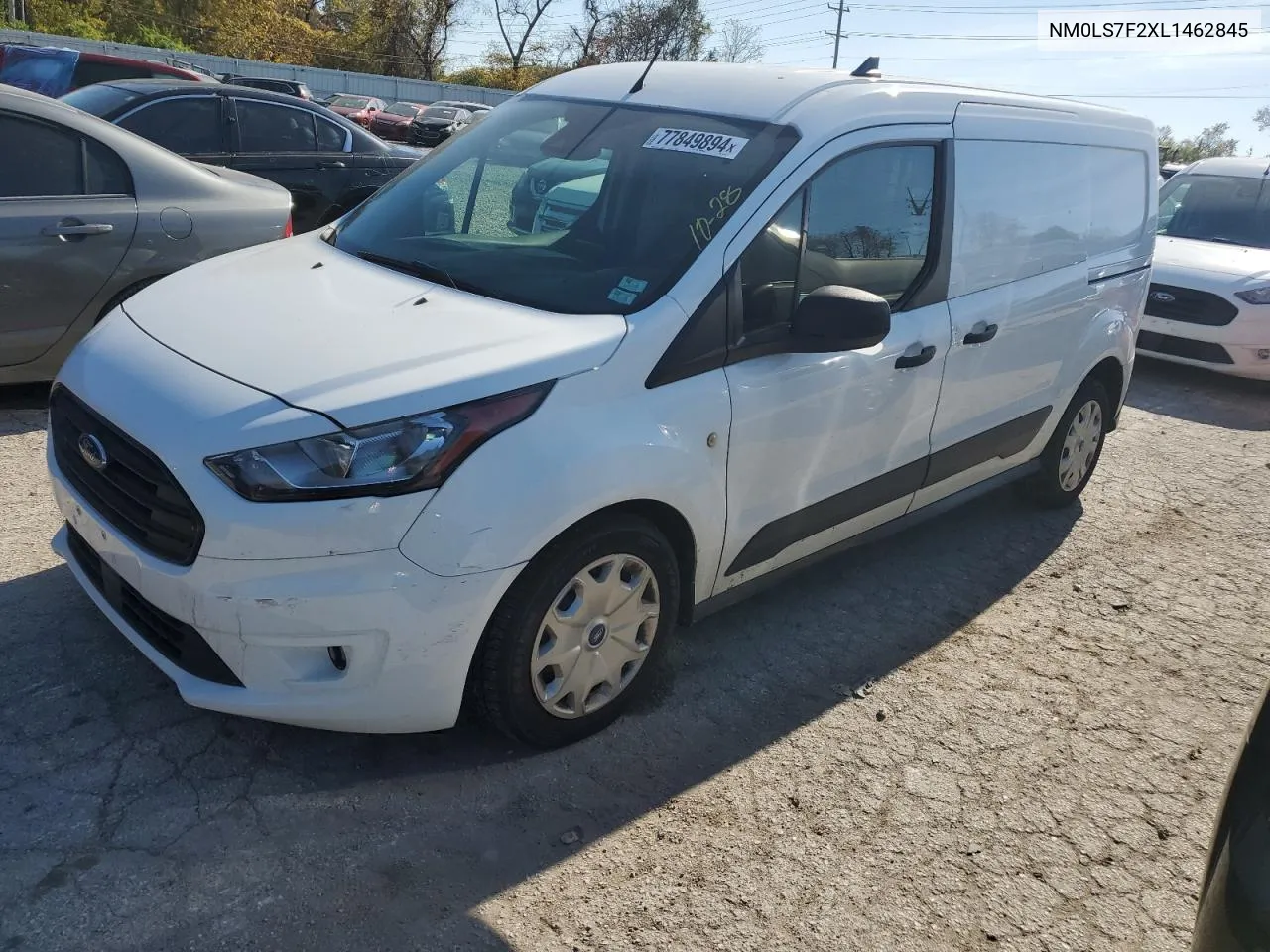 2020 Ford Transit Connect Xlt VIN: NM0LS7F2XL1462845 Lot: 77849894