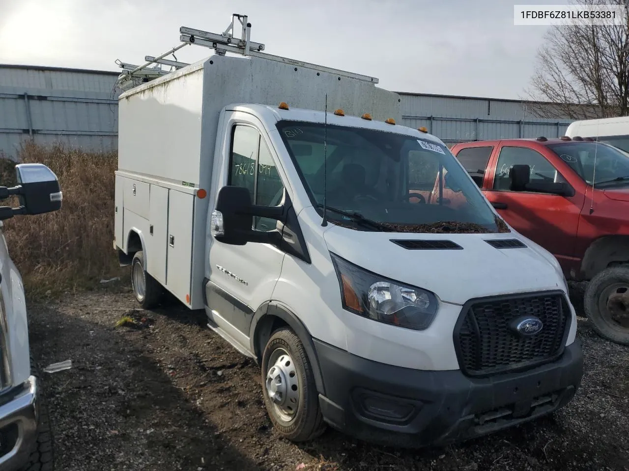 2020 Ford Transit T-350 Hd VIN: 1FDBF6Z81LKB53381 Lot: 78618094