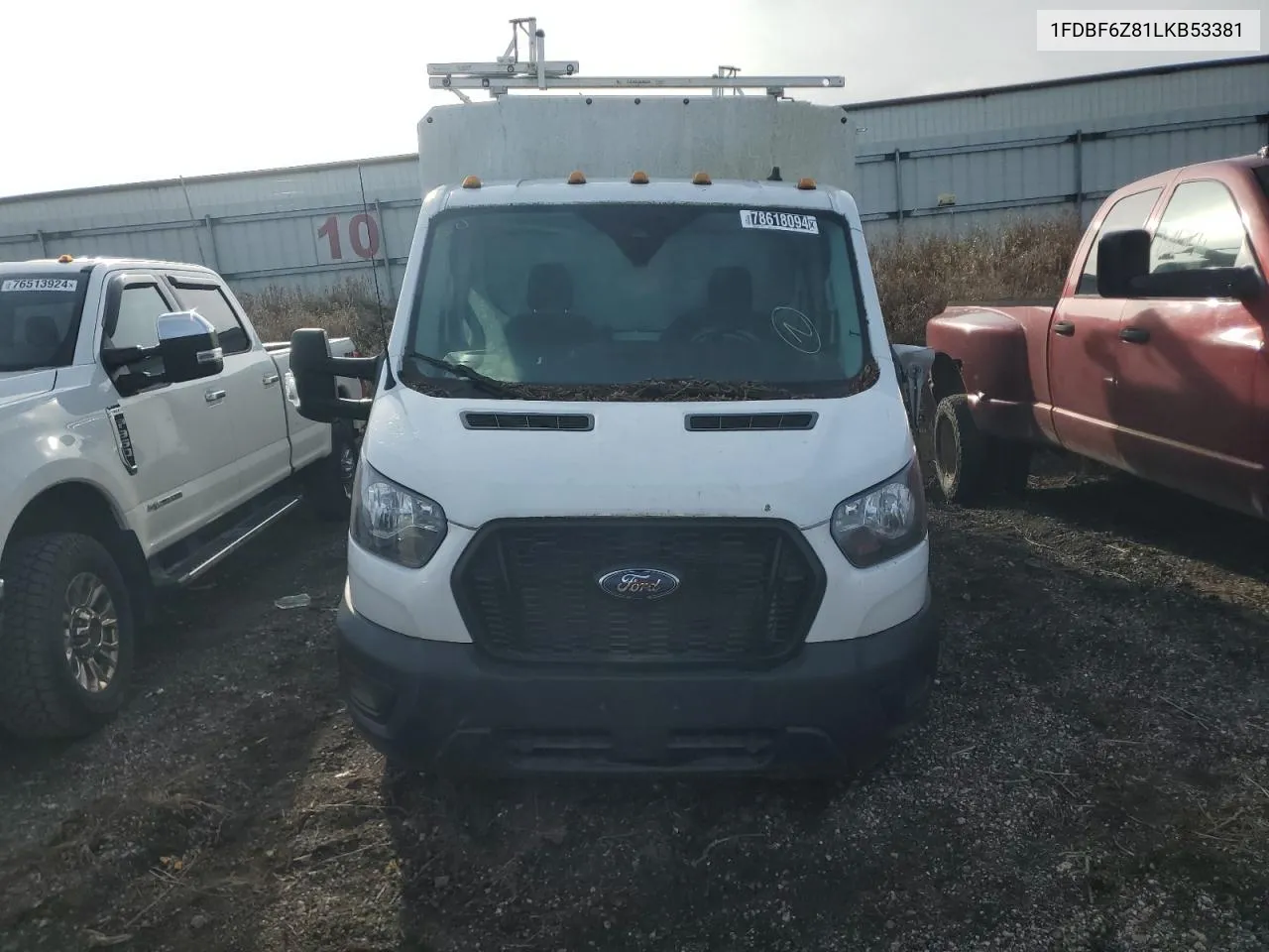 2020 Ford Transit T-350 Hd VIN: 1FDBF6Z81LKB53381 Lot: 78618094