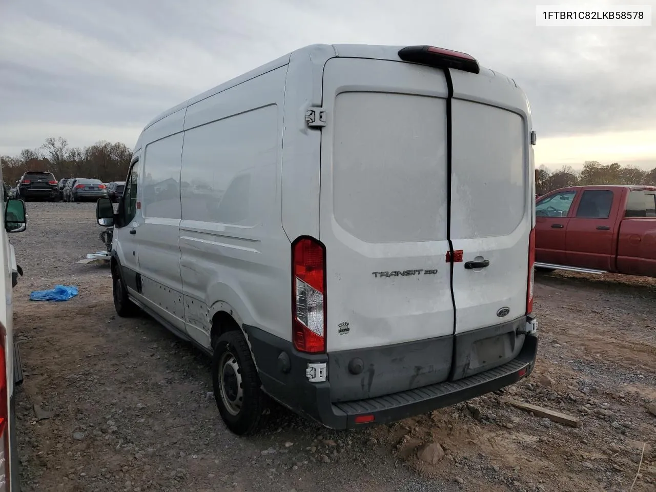 2020 Ford Transit T-250 VIN: 1FTBR1C82LKB58578 Lot: 78817414