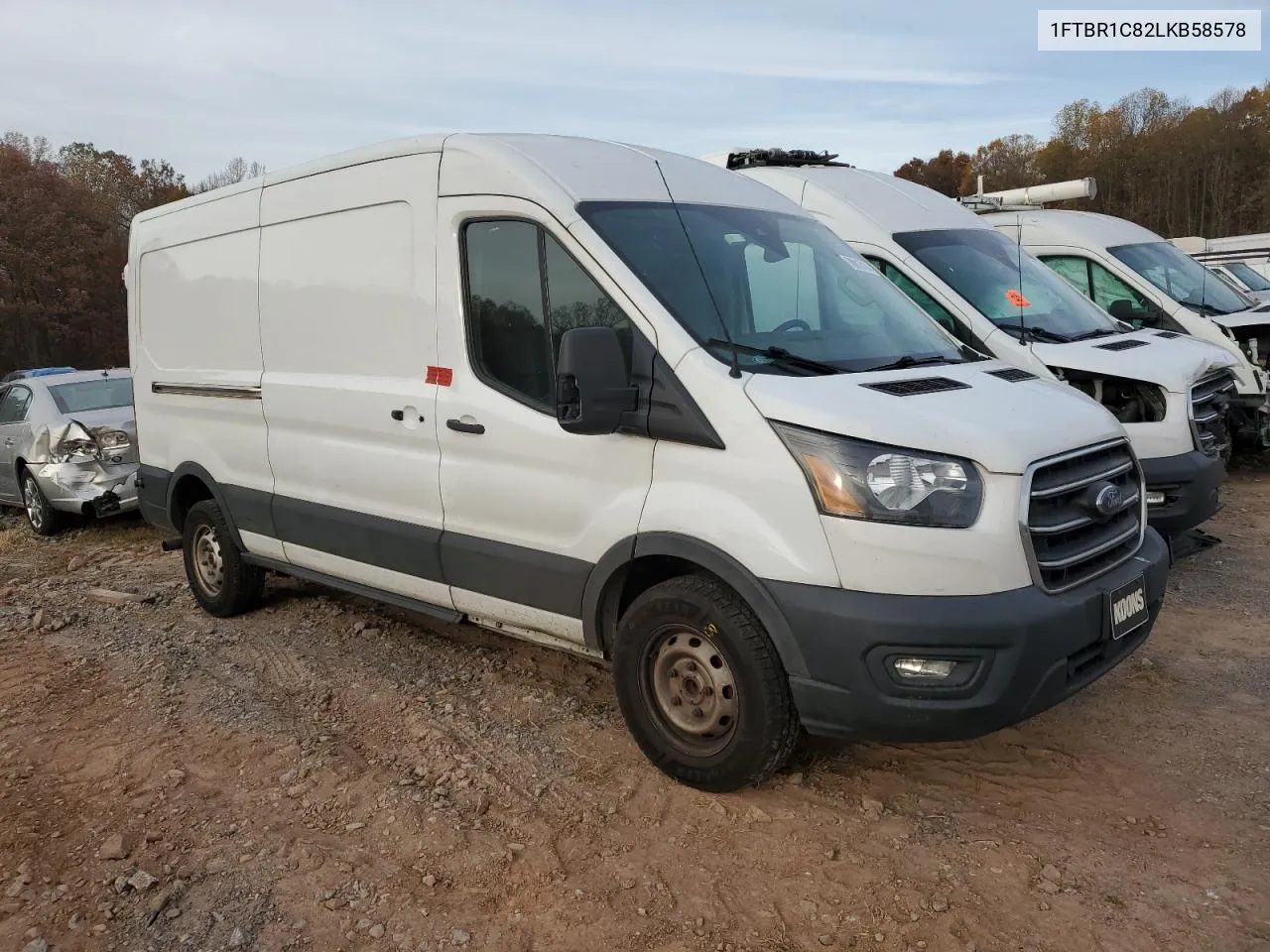 2020 Ford Transit T-250 VIN: 1FTBR1C82LKB58578 Lot: 78817414